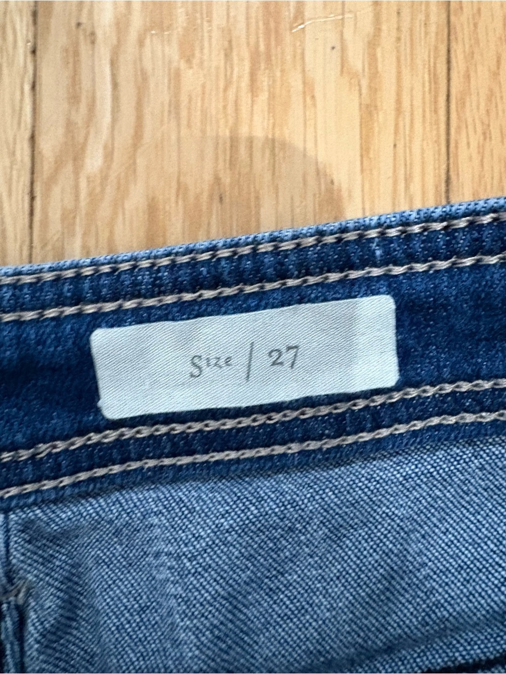 Pilcro Anthropologie Pocket High-Rise Flare Jeans 27 Zipper Retro Vintage Boho - Picture 5 of 12